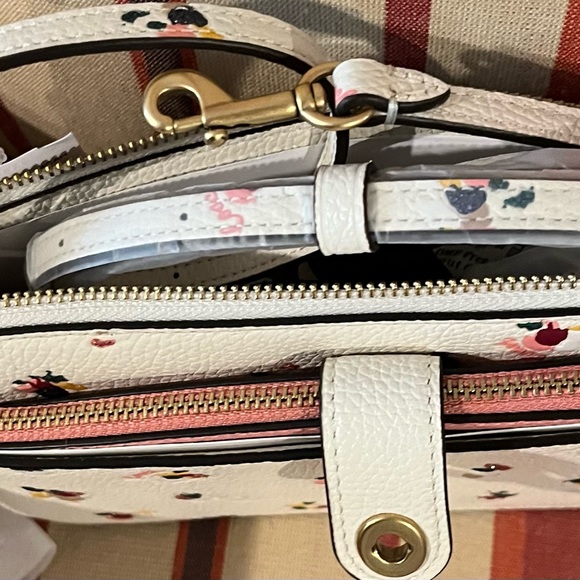 NWT! RARE & HTF Coach Leather Noa Floral 3 set- kisslock no longer available - Picture 1 of 12
